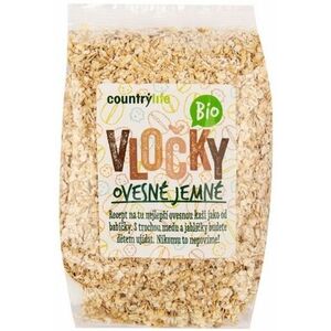 COUNTRY LIFE Vločky ovesné jemné BIO 500 g obraz