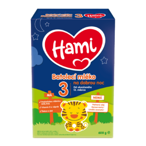 HAMI 3 Na dobrou noc batolecí mléko 600 g obraz