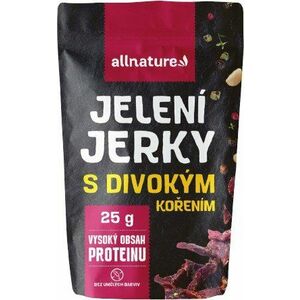 ALLNATURE Jelení Jerky s divokým kořením 25 g obraz