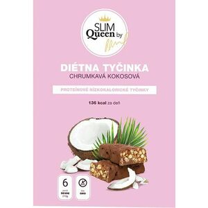 SLIM QUEEN Dietní tyčinka, kokosová 6 x 35 g obraz