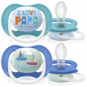 Philips AVENT Avent Šidítko Ultra air Text 6-18m 2 ks obraz