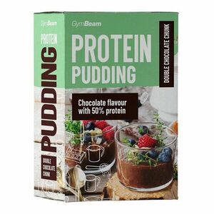 GYMBEAM Protein Pudding double chocolate chunk 500 g obraz