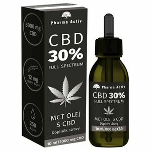 Pharma Activ CBD 30% MCT olej s CBD 3000mg 10 ml obraz