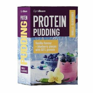 GYMBEAM Protein Pudding vanilla blueberries 500 g obraz