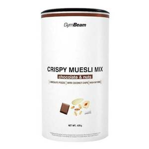 GYMBEAM Crispy Muesli Mix čokoláda a oříšky 420 g obraz