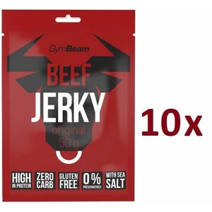 GYMBEAM Beef Jerky 10 x 50 g obraz