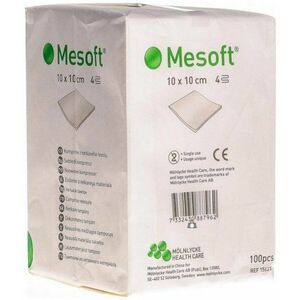 MESOFT Kompres sterilní 156340 10x10cm 75x2 ks 2 x 75 ks obraz