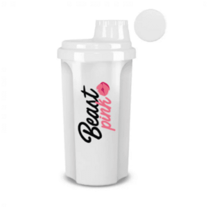 GYMBEAM BeastPink Šejkr bílý 700 ml obraz