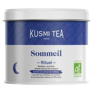 KUSMI TEA Organic Sleep sypaný čaj v plechovce 100 g obraz