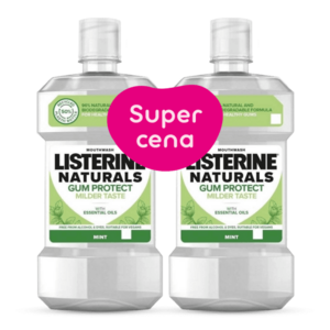 LISTERINE Naturals Gum Protect 2 x 500 ml obraz