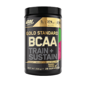 OPTIMUM NUTRITION Gold Standard BCAA Train Sustain jahoda kiwi 266 g obraz