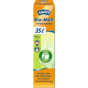 SWIRL BIO kompostovatelné pytle s uchy 6 x 35 l obraz