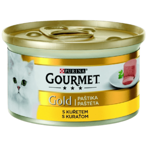 GOURMET Gold konzerva pro kočky - Jemná paštika kuřecí 85 g obraz