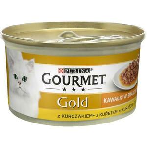 GOURMET Gold konzerva pro kočky - Sauce Delight Minifiletky kuře 85 g obraz