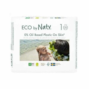 ECO BY NATY Plenky Naty Newborn 2 - 5 kg, 25 ks obraz