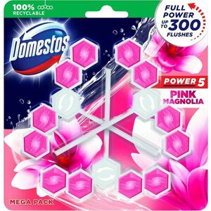 DOMESTOS Power 5 Pink magnolia WC blok 3 x 55 g obraz