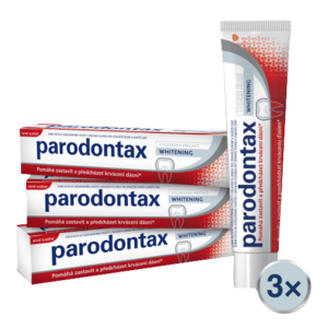 PARODONTAX Zubní pasta s bělicím účinkem Whitening Tripack 3 x 75 ml obraz