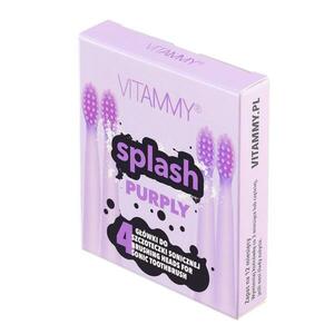 VITAMMY SPLASH Náhradní násady na zubní kartáčky fialová 4 ks obraz