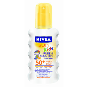 SUN Dětský sprej na opalování Sensitive SPF50+ 200ml 200 ml obraz