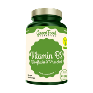 GREENFOOD NUTRITION Vitamin B2 Riboflavin 5'Phosphat 90 kapslí obraz