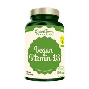 GREENFOOD NUTRITION Vegan Vitamin D3, 90 kapslí obraz