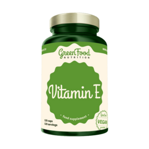 GREENFOOD NUTRITION Vitamin E 120 kapslí obraz