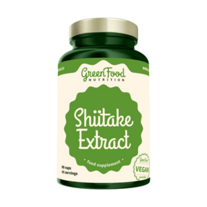 GREENFOOD NUTRITION Shiitake Extract 120 kapslí obraz