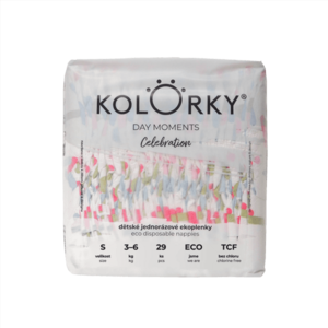 KOLORKY DAY MOMENTS - Celebration - S (3-6 kg) jednorázové ekoplenky 29 ks obraz