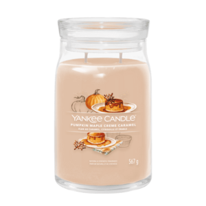 YANKEE CANDLE Signature sklo 2 knoty, Pumpkin Maple Creme Caramel 567 g obraz