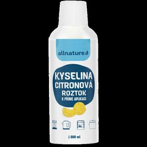 ALLNATURE Kyselina citronová roztok 1000 ml obraz