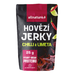 ALLNATURE BEEF Chilli & Lime Jerky 25 g obraz