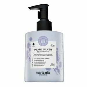 Maria Nila Colour Refresh vyživující maska s barevnými pigmenty pro platinově blond a šedivé vlasy Pearl Silver 300 ml obraz