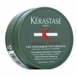 Kérastase Genesis Homme Cire D'Épaisseur Texturisante vosk na vlasy pro střední fixaci 75 ml obraz