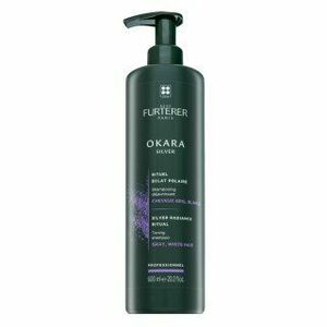 Rene Furterer Okara Silver Toning Shampoo tónovací šampon pro platinově blond a šedivé vlasy 600 ml obraz