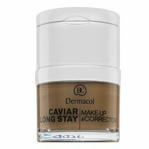 Dermacol Caviar Long Stay Make-Up & Corrector make-up s výtažky z kaviáru a zdokonalující korektor 6 Dark Chocolate 30 ml obraz