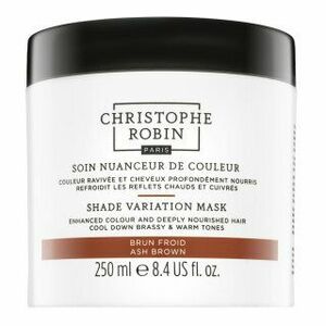 Christophe Robin Shade Variation Mask maska pro oživení barvy studených hnědých odst Ash Brown 250 ml obraz