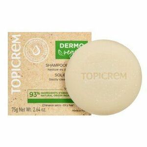 Topicrem Dermo Vegetal Solid Shampoo tuhý šampon s vyživujícím účinkem pro suché vlasy 75 g obraz