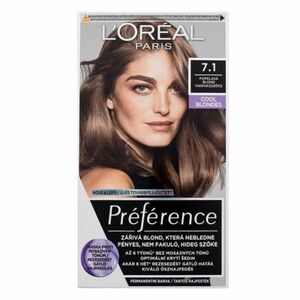 L'OREAL Préférence Barva na vlasy 7.1 Island blond popelavá obraz