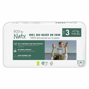 ECO BY NATY Plenky Midi (4-9 kg) Economy pack 50 kusů obraz