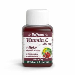 MEDPHARMA Vitamín C 500 mg s šípky 37 tablet obraz