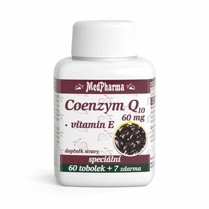 MEDPHARMA Coenzym Q10 60 mg + vitamin E 67 tobolek obraz