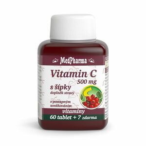 MEDPHARMA Vitamin C 500 mg s šípky 67 tablet obraz