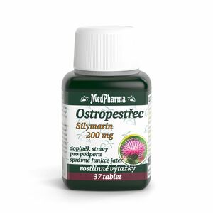 MEDPHARMA Ostropestřec Silymarin 200 mg 37 tablet obraz