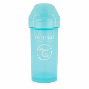 TWISTSHAKE Lahev netekoucí + pítko 12+ měsíců modrá 360 ml obraz