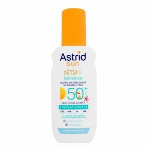 ASTRID Sun Sensitive Dětské mléko ve spreji na opalování OF50+ 150 ml obraz