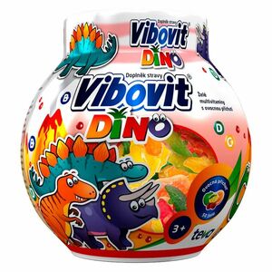 VIBOVIT Dino želé multivitamíny s ovocnou příchutí 50 kusů obraz