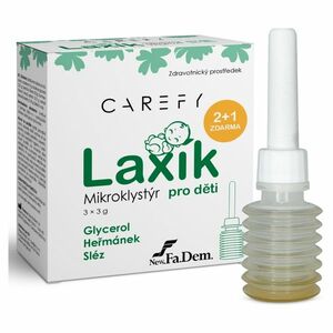 CAREFY Laxík mikroklystýr pro děti 3 x 3g obraz