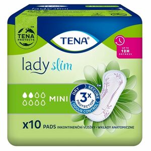 TENA Lady Slim Mini inkontinenční vložky 2 kapky 10 kusů 757148 obraz