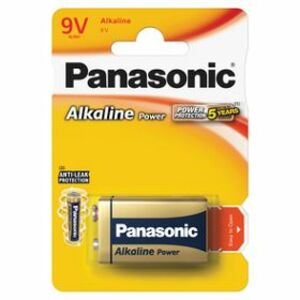 PANASONIC 6LR61 1BP 9V power alkalická baterie obraz