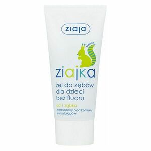 ZIAJA Zubní gel pro děti bez fluoridu Ziajka 50 ml obraz